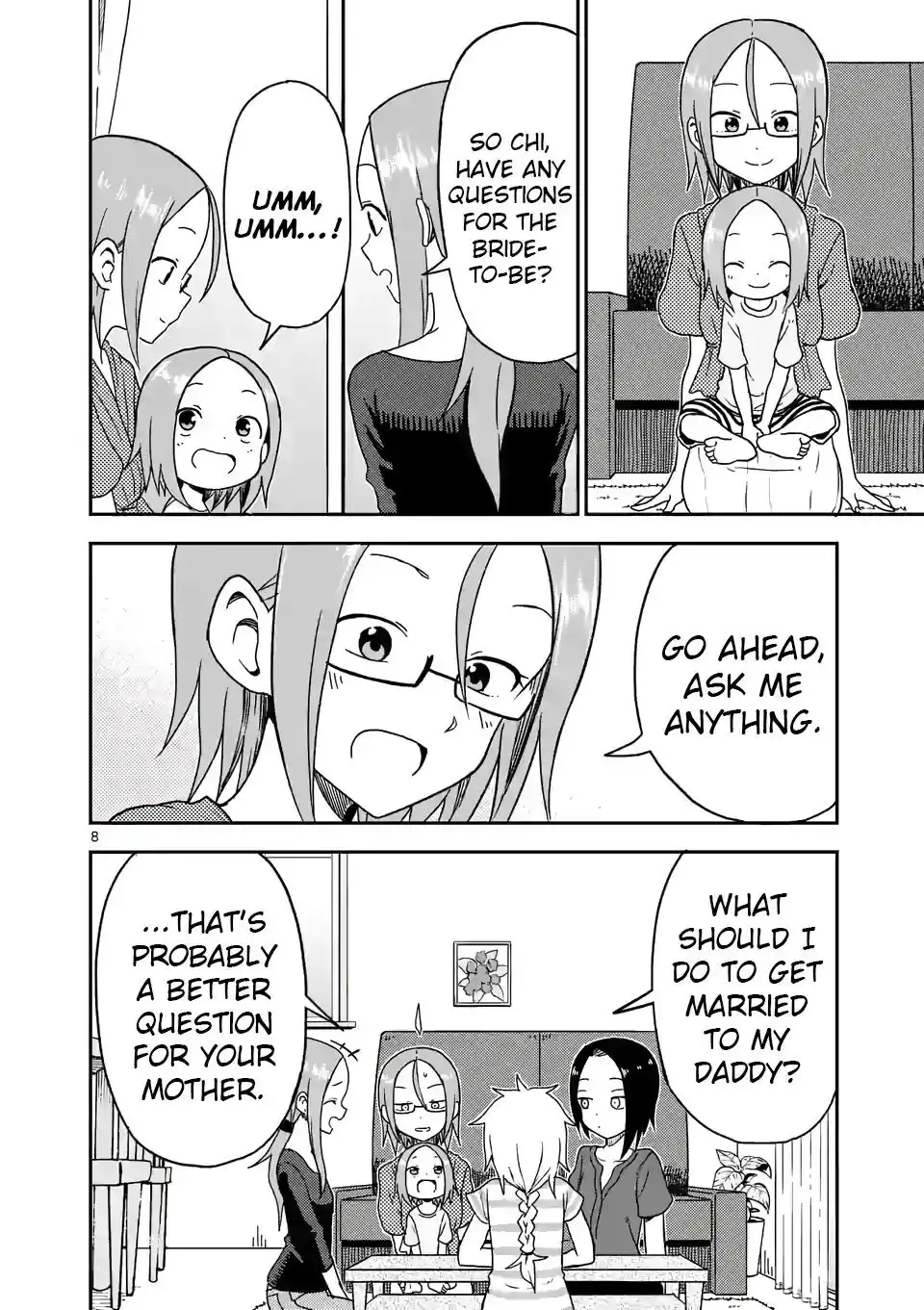 Karakai Jouzu no (Moto) Takagi-san Chapter 90 8